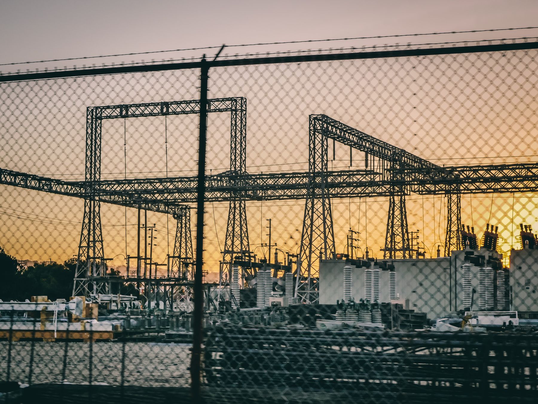 Reference photograph · Electrical substation